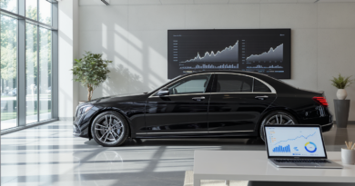 Évaluation de la valeur d'une voiture avec des graphiques et des données